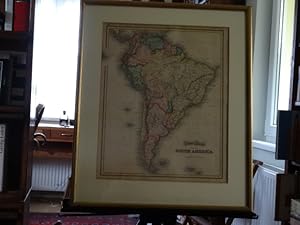 South America, Kupferstichkarte