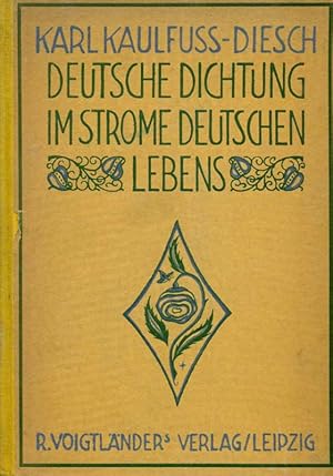 Seller image for Deutsche Dichtung im Strome deutschen Lebens. Eine Literaturgeschichte. for sale by Online-Buchversand  Die Eule
