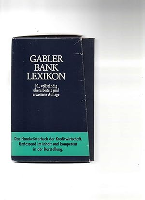Bank-Lexikon. Handwörterbuch für das Geld- Bank- und Börsenwesen.