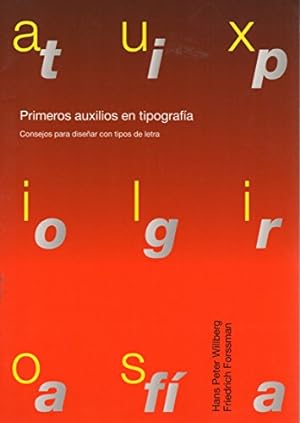 Seller image for Primeros auxilios en tipografia - Consejos para disenar con tipos de letra for sale by MULTI BOOK