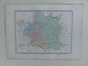 CARTE HISTORIQUE de la POLOGNE presentant les divers demembremens en 1772, 1794, 1795, 1807 et 18...