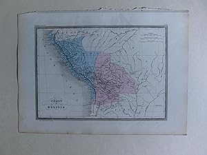 PEROU et BOLIVIA. Pl. 81. Geographie Universelle de Malte-Brun