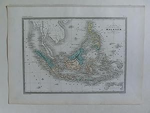 CARTE DE LA MALAISIE. Pl. 85. Geographie Universelle de Malte-Brun