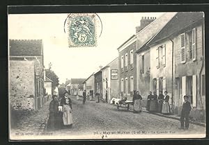 Carte postale May-en-Multien, la Grande Rue
