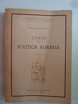 CORSO DI POLITICA AGRARIA Seconda Edizione