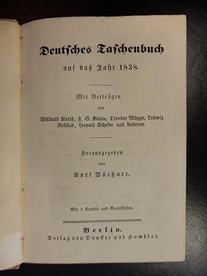 Deutsches Taschenbuch auf das Jahr 1838