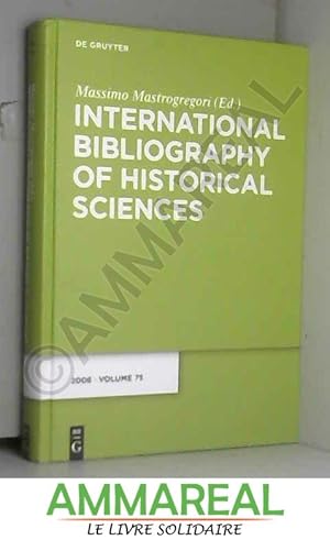 Seller image for International Bibliography of Historical Sciences 2006 for sale by Ammareal