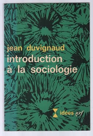 Introduction à la sociologie