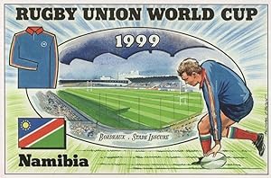 Namibia Team Rugby Union World Cup 1999 Postcard