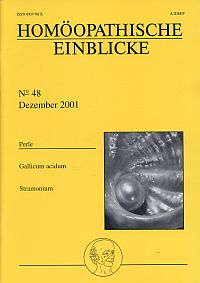 Homöopathische Einblicke, No. 48, Dezember 2001.