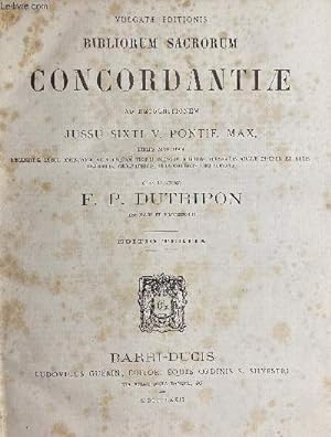 Seller image for Bibliorum sacrorum concordantiae ad recognitionem jussu sixti v. pontif. max. - editio tertia for sale by Le-Livre