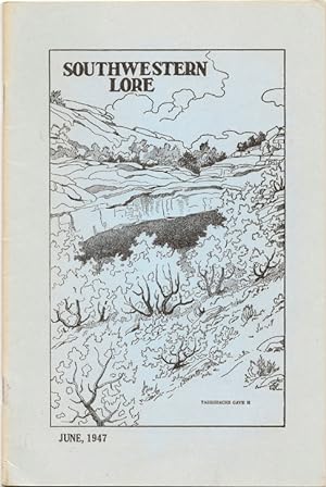 Seller image for Southwestern Lore - Volume XIII, Number 1, June 1947 (plus Supplement) for sale by Florida Mountain Book Co.