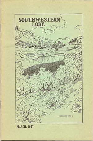 Seller image for Southwestern Lore - Volume XII, Number 4, March 1947 for sale by Florida Mountain Book Co.