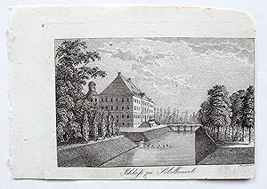 Das Schloß zu Sibyllenort. Originalradierung aus Der Breslauische Erzähler 1803.