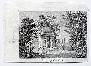 Der Tempel bei Scheitnig. Originalradierung aus Der Breslauische Erzähler 1808.