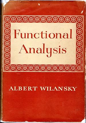Imagen del vendedor de Functional Analysis a la venta por Dorley House Books, Inc.