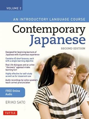 Immagine del venditore per Contemporary Japanese Textbook Volume 2: An Introductory Language Course (Online Audio and additional Printable PDFs) by Sato, Eriko [Paperback ] venduto da booksXpress