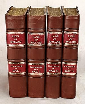 Commentaries on the laws of England in four books. (4 voluimes)