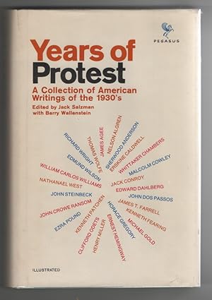 Years of Protest A Collection of American Writings of the 1930S.