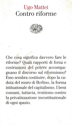 Imagen del vendedor de Contro riforme (stampa 2013) a la venta por MULTI BOOK