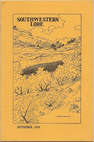 Seller image for Southwestern Lore - Volume XIV, Number 2, September 1948 for sale by Florida Mountain Book Co.