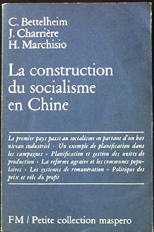 Seller image for La construction du socialisme en Chine for sale by books4less (Versandantiquariat Petra Gros GmbH & Co. KG)