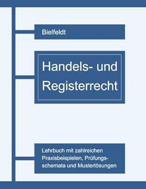 Bild des Verkufers fr Handels- und Registerrecht zum Verkauf von AHA-BUCH GmbH