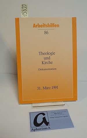 Bild des Verkäufers für Theologie und Kirche. Dokumentation. zum Verkauf von AphorismA gGmbH