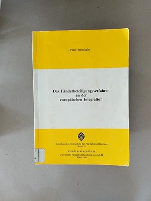 Seller image for Das Lnderbeteiligungsverfahren an der europischen Integration. for sale by avelibro OHG