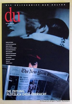 Themenheft der Zeitschrift "DU". Nr. 696. Zürich, TA-Media, Juni 1999. 4to. Mit zahlreichen, teil...