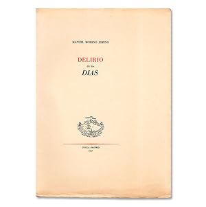 Seller image for Delirio de los das. [Poesa]. for sale by Librera Berceo (Libros Antiguos)
