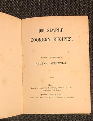 100 SIMPLE COOKERY RECIPES