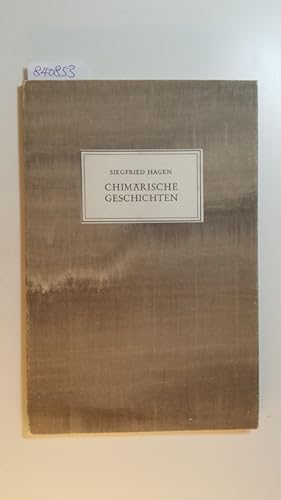 Seller image for Chimrische Geschichten for sale by Gebrauchtbcherlogistik  H.J. Lauterbach