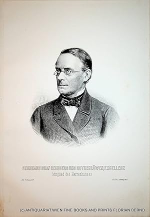 Bild des Verkufers fr RECHBERG, Bernhard Graf von Rechberg und Rothenlwen (1806-1899) Auenminister zum Verkauf von ANTIQUARIAT.WIEN Fine Books & Prints