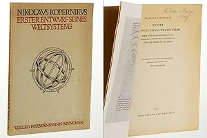 Bild des Verkufers fr Erster Entwurf seines Weltsystems sowie eine Auseinandersetzung Johannes Keplers mit Aristoteles ber die Bewegung der Erde. Nach d. Handschr. hrsg., bers. u. erl. v. F. Rossmann. zum Verkauf von Antiquariat Lehmann-Dronke