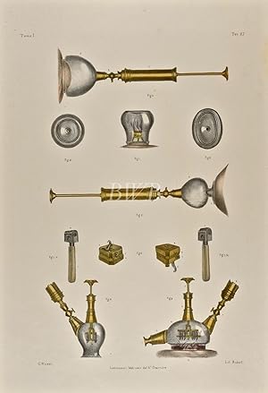 Immagine del venditore per Ventose, scarificatori, bdellometri [Suction cups, scarifiers, bdellometers] venduto da Blue Whale Books, ABAA