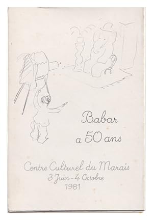 Imagen del vendedor de Babar a 50 Ans a la venta por Arundel Books