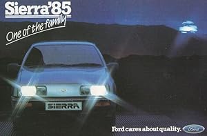 Ford Sierra Car 1985 Advertising Postcard