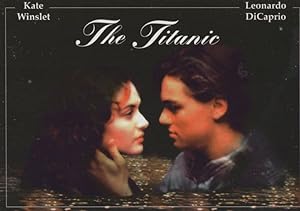 Di Caprio & Winslet Carte Postale Film Affiche Cinéma TITANIC 