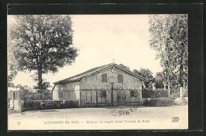 Carte postale Dax, Maison ou naquit Saint Vincent de Paul