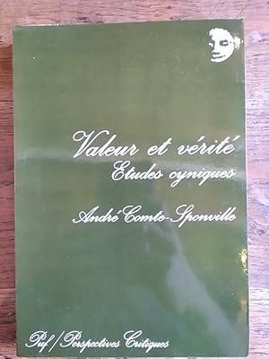 Immagine del venditore per VALEUR ET VERIT. Etudes cyniques venduto da Librera Pramo