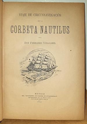 Imagen del vendedor de Viaje de Circunnavegacin de la Corbeta Nautilus. a la venta por Librera Antonio Castro