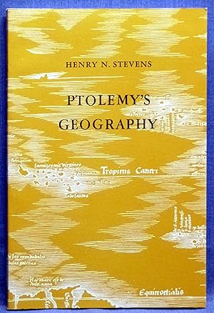 Image du vendeur pour Ptolemy's Geography, A Brief Account Of All The Editions Down To 1730 mis en vente par Dennis McCarty Bookseller