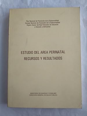 Seller image for Estudio del area perinatal. Recursos y resultados for sale by Libros Ambig