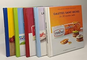 Bild des Verkufers fr Livre Galettes Saint Michel + La laitire + Kiri + Speculoos Lotus + Lait concentr sucr --- 5 livret collection: les 30 recettes cultes Hachette zum Verkauf von crealivres