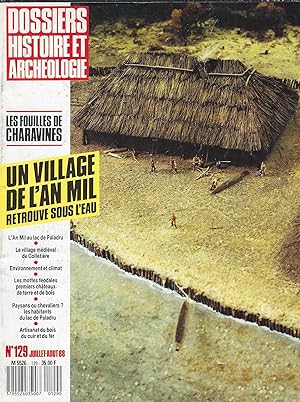 Seller image for Les Dossiers de l'Archologie n129, juillet-aot 1988 : Un village de l'an mil retrouv sous l'eau for sale by Librairie Archaion