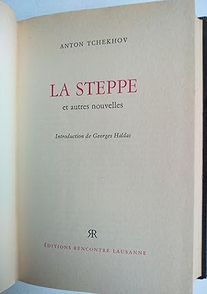 Image du vendeur pour LA STEPPE ET AUTRES NOUVELLES mis en vente par Librairie l'Aspidistra