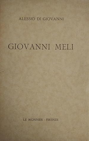 Seller image for GIOVANNI MELI for sale by libreria minerva