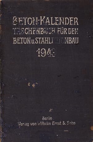 BETON KALENDER (1943).