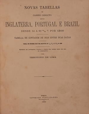 NOVAS TABELLAS DE CAMBIO DIRECTO ENTRE INGLATERRA, PORTUGAL E BRAZIL.